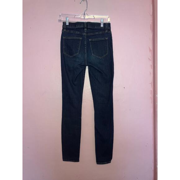 J.Crew High-rise skinny dark wash jeans size 25 - Picture 3 of 3
